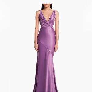 Zhivago Signature Beloved Sleeveless Satin Gown